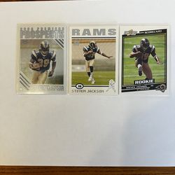 Steven Jackson 3 Rookies Lot