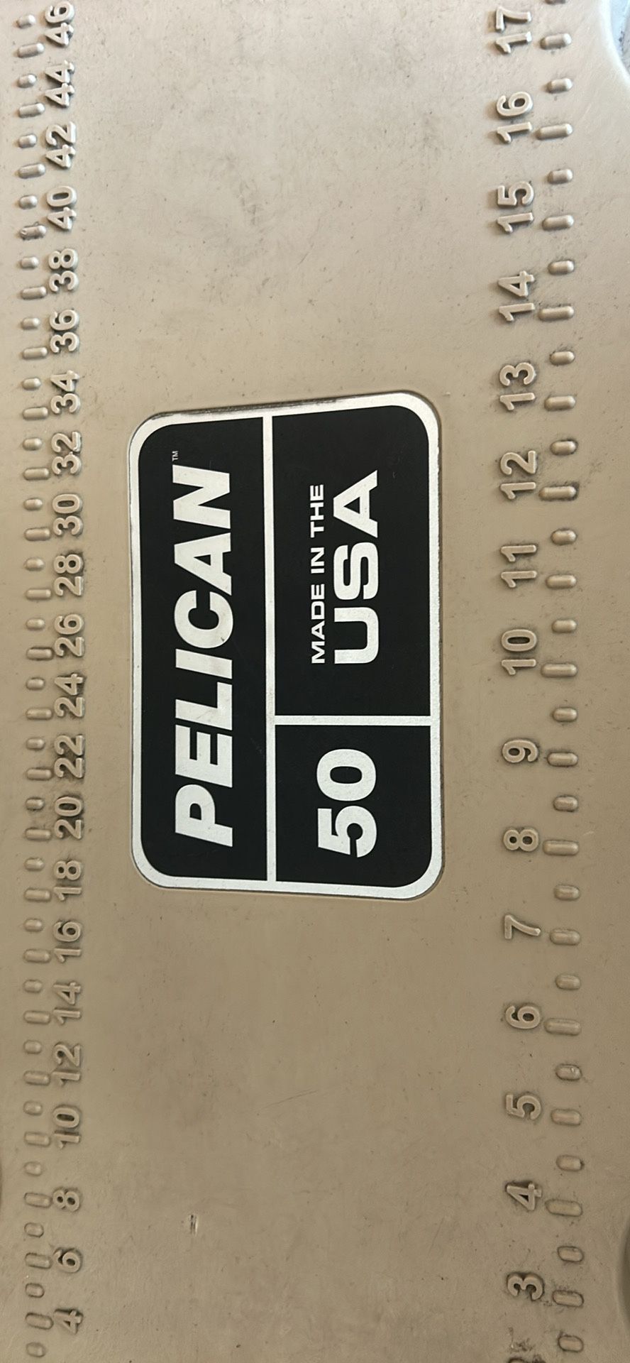 Pelican 50 QT cooler