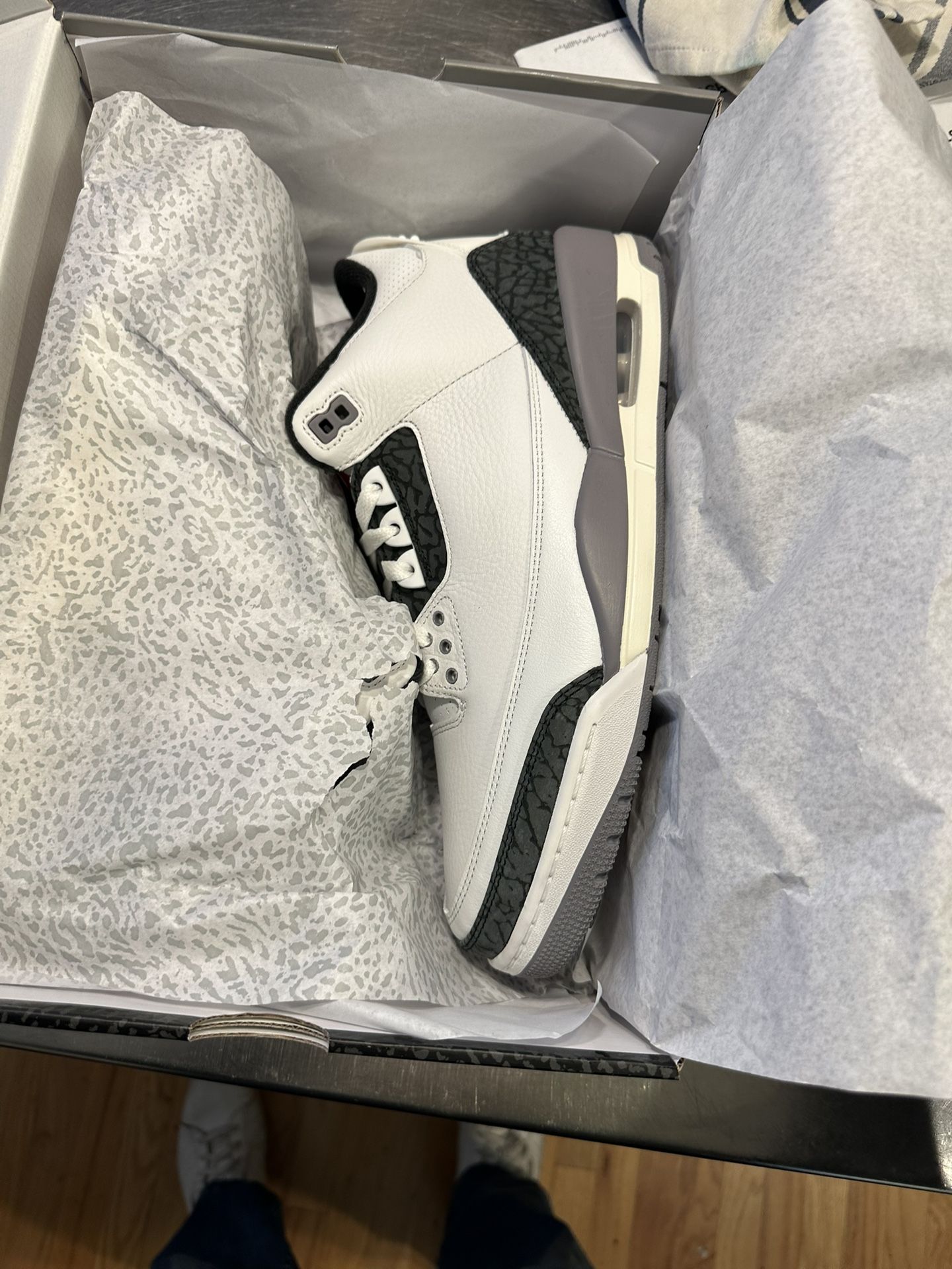 Jordan 3 Retro Cements Men’s Sz 12 New mib