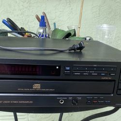 SONY CDP-C705 Disk CD Changer Digital Out Variable Out tested