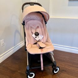 Cybex Coya Travel Stroller Pink/Chrome *New*