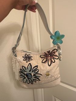 Vintage bee coach bag