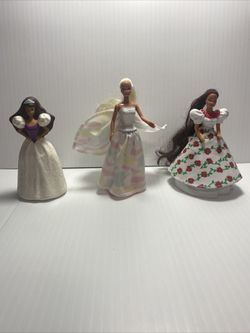 McDonalds Barbie Lot Happy Meal Toys 90s Vintage Lot of 3