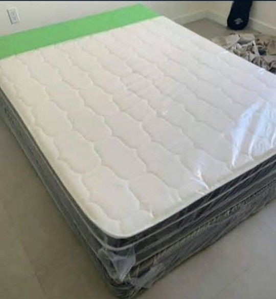 QUEEN Size Mattress With Box Spring set Colchones Nuevos...