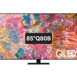 SAMSUNG 85" INCH QLED 4K SMART TV Q80B ACCESSORIES INCLUDED 