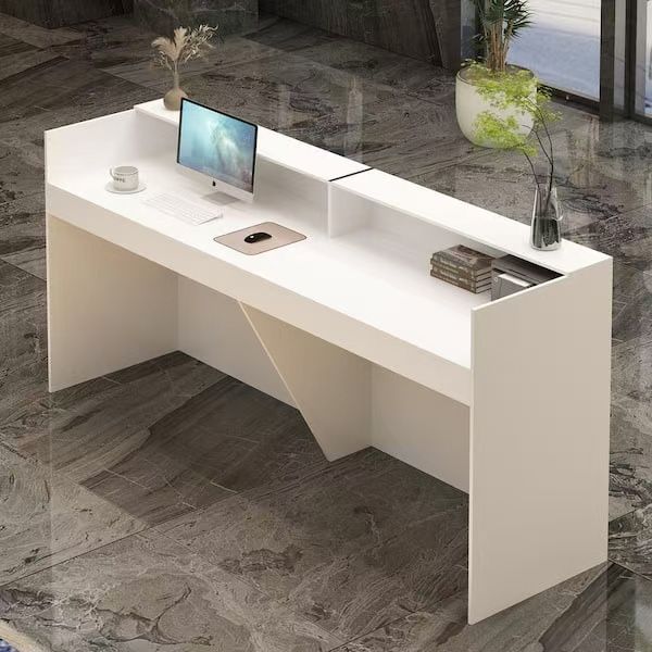 Wood Computer Desk, Reception
