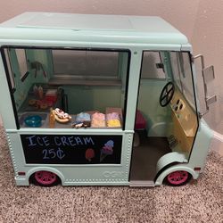 Ice Cream Truck (American Girl Doll Compatible) 