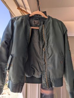 Forever 21 Green Bomber jacket size small