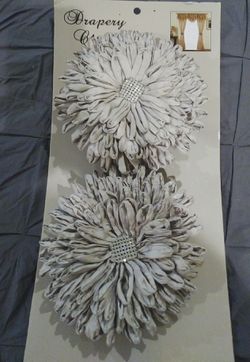 Curtain Tie Backs with Bling Crystal accents