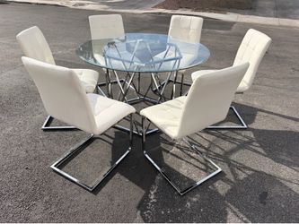 Dining Table with 6 chairs (Pickup Only)