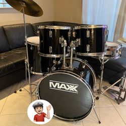 🔥 Drum Set w/New Sabians Drums!