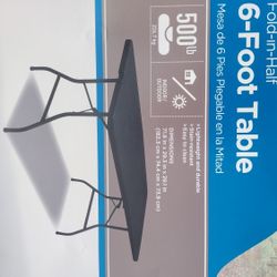 New 6 ft Folding Table