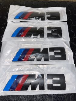 BMW M3 Black Emblems (NEW) & BMW M Key Chains (NEW)