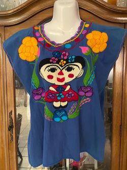 Embroidered Mexican blouses