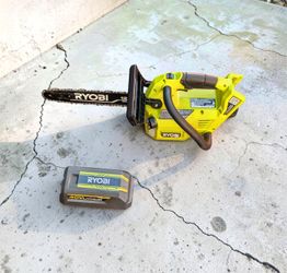 Ryobi 12" chainsaw+Battery                                                    😎Check out our other chainsaws👇