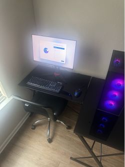 Two Glass top desks