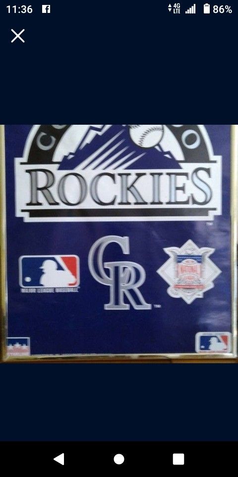 Colorado Rockies Framed Poster