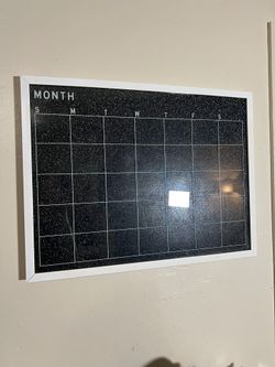 Dry Erase Calendar Board