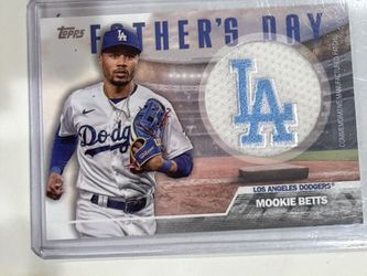 Topps Mookie Betts Father's Day Patch Card