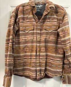 Wrangler Retro Premium Flannel Shirt Size Large