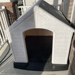 Confidence Pet XXL Waterproof Plastic Dog Kennel Outdoor House Brown