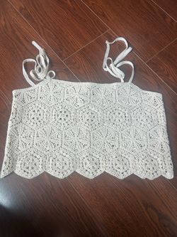 H&M CROCHET CROPTOP
