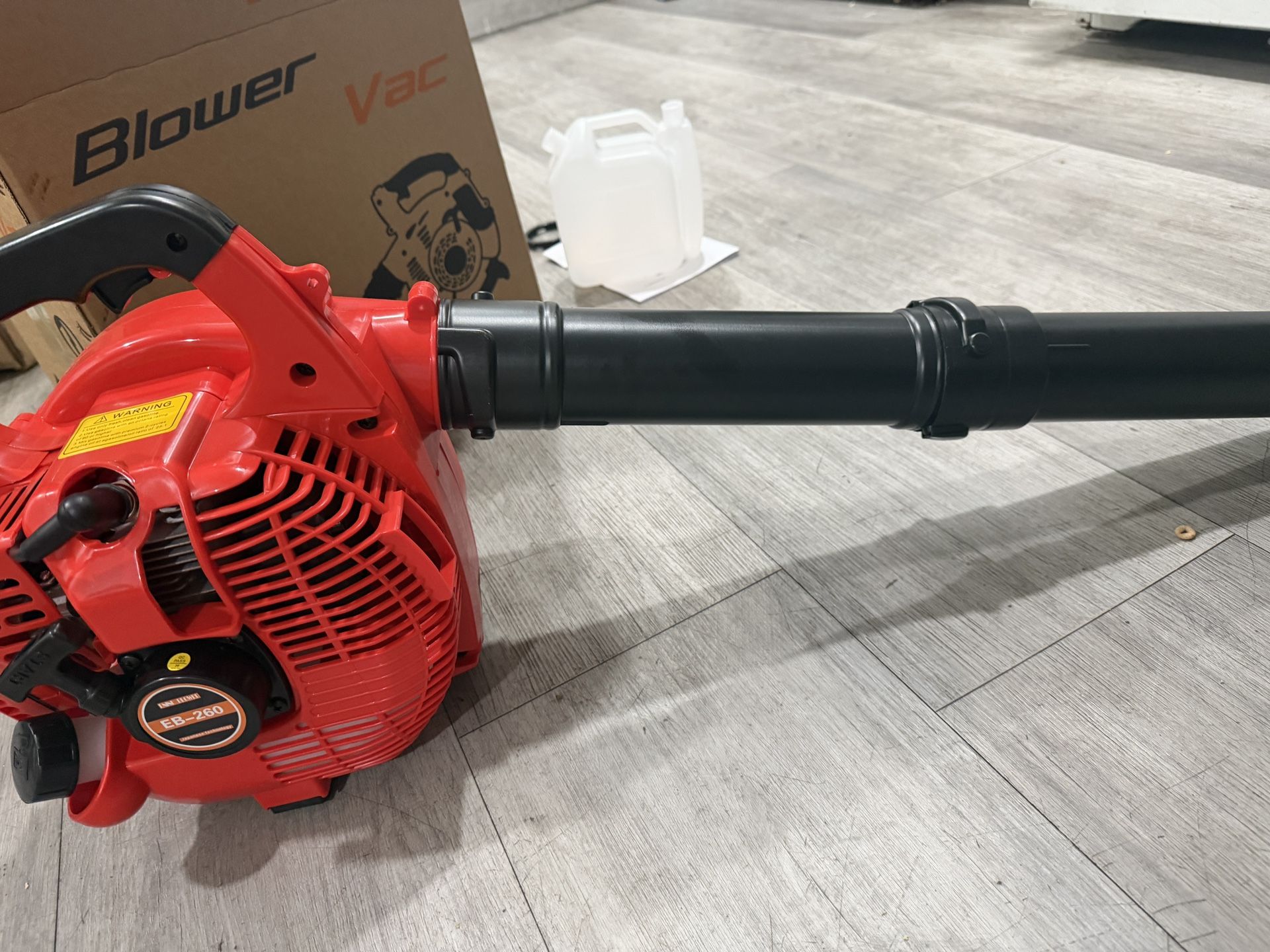 Handheld Gas Leaf Blower with Collection Bag 25.4cc 2-Cycle 2 in 1 Leaf Vacuum Gas Blower for Lawn Care, Yard Debris & Light Snow