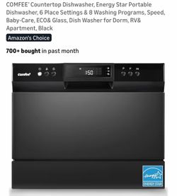 Comfee Countertop Dishwasher