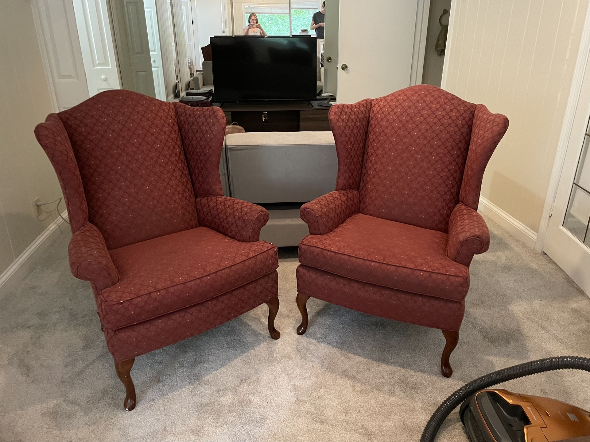 Vintage Pennsylvania House Wingback Chairs
