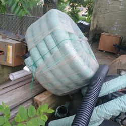 New Soleno Perforated Drain Tile W/ Filter Sock