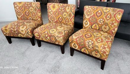 Accent Chairs - 3 Pieces