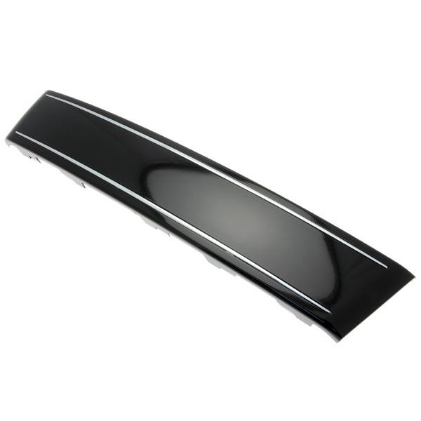 Genuine Audi TT Front License Plate Filler - Brilliant Black (8J0807285J) - OEM VIN-Specific Fitment | 2008-2015 TT/TT Quattro