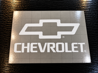 Chevy Chevrolet Logo Vinyl Decal – Single Sticker – $10