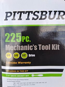 Mechanic Tool Set 225 pieces.    Hablo Español