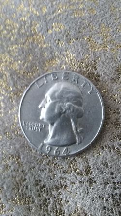 1964 D quarter silver