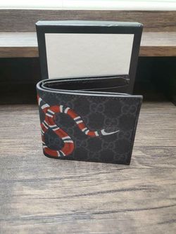 Gucci Kingsnake Print GG Supreme Wallet for Sale in Bloomington, IN -  OfferUp