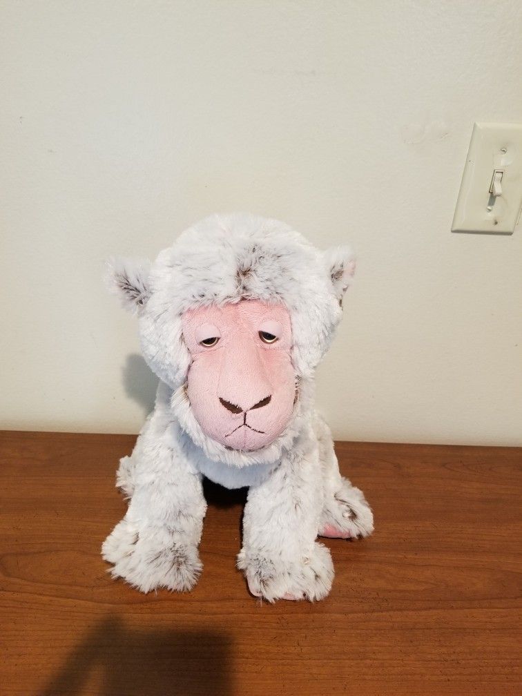 Rare HTF Unipak 2014 Gray Baboon Stuffed Animal Plush Toy 