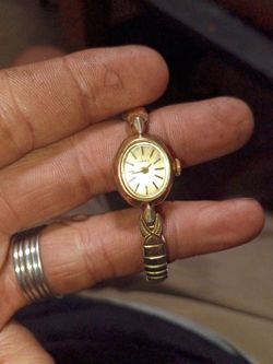 Vintage Timex Women's Gold-Tone Watch