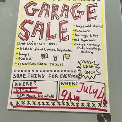 Garage Sale Lots Of Stuff 