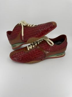 Cole Haan NikeAir Leather Sneakers Burgundy Women's 9.5