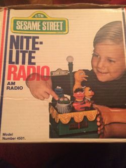 Sesame Street Nite Lite Radio 1976