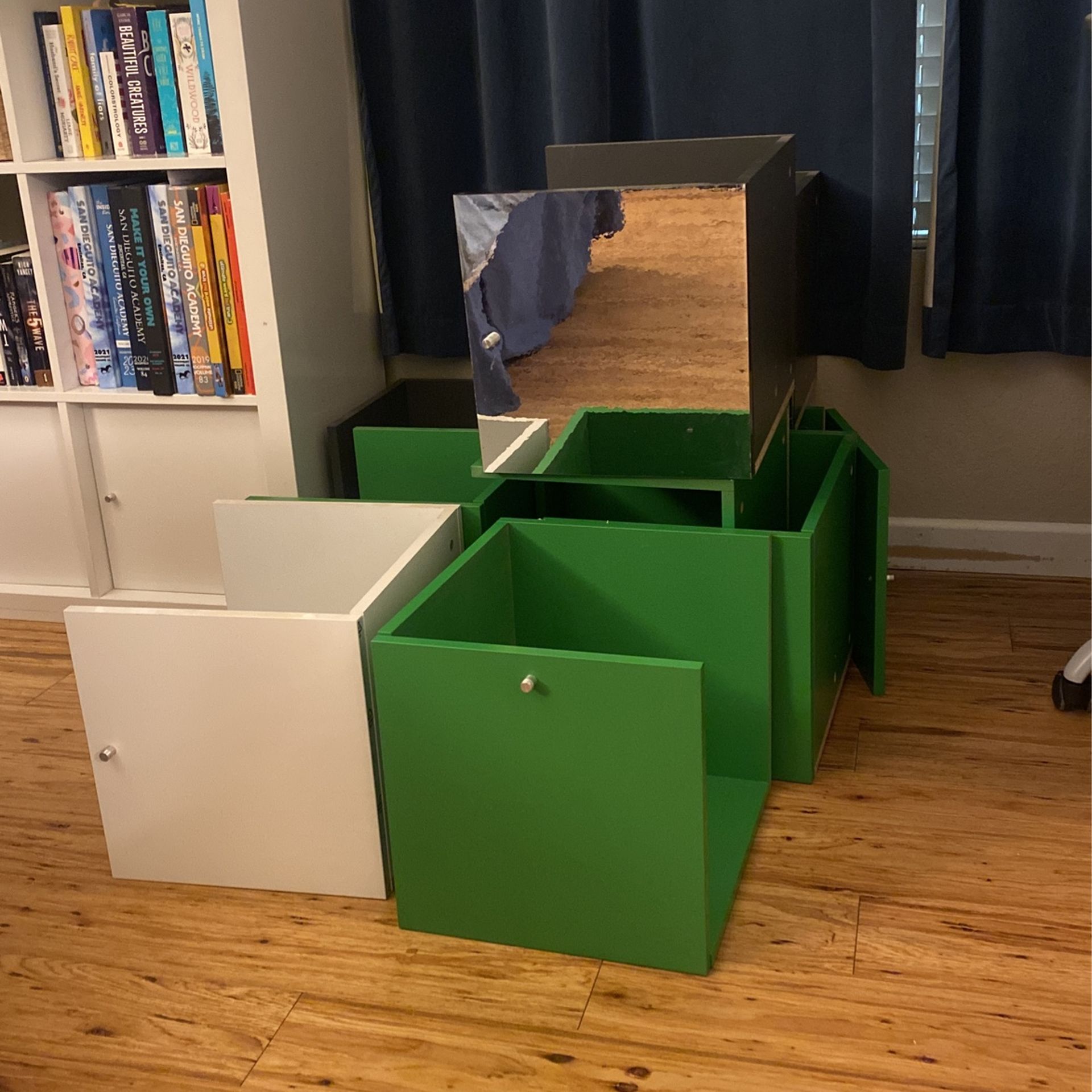 IKEA Expedit (precursor To Kallax) Inserts With Doors