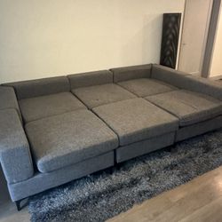 Gray Living Room Couch 