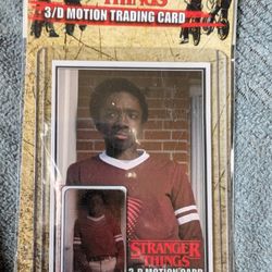 Brand New 3D Stranger Things Motion Card Lucas