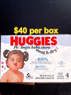 Huggies Snug & Dry Size 4 Diapers 150 Count