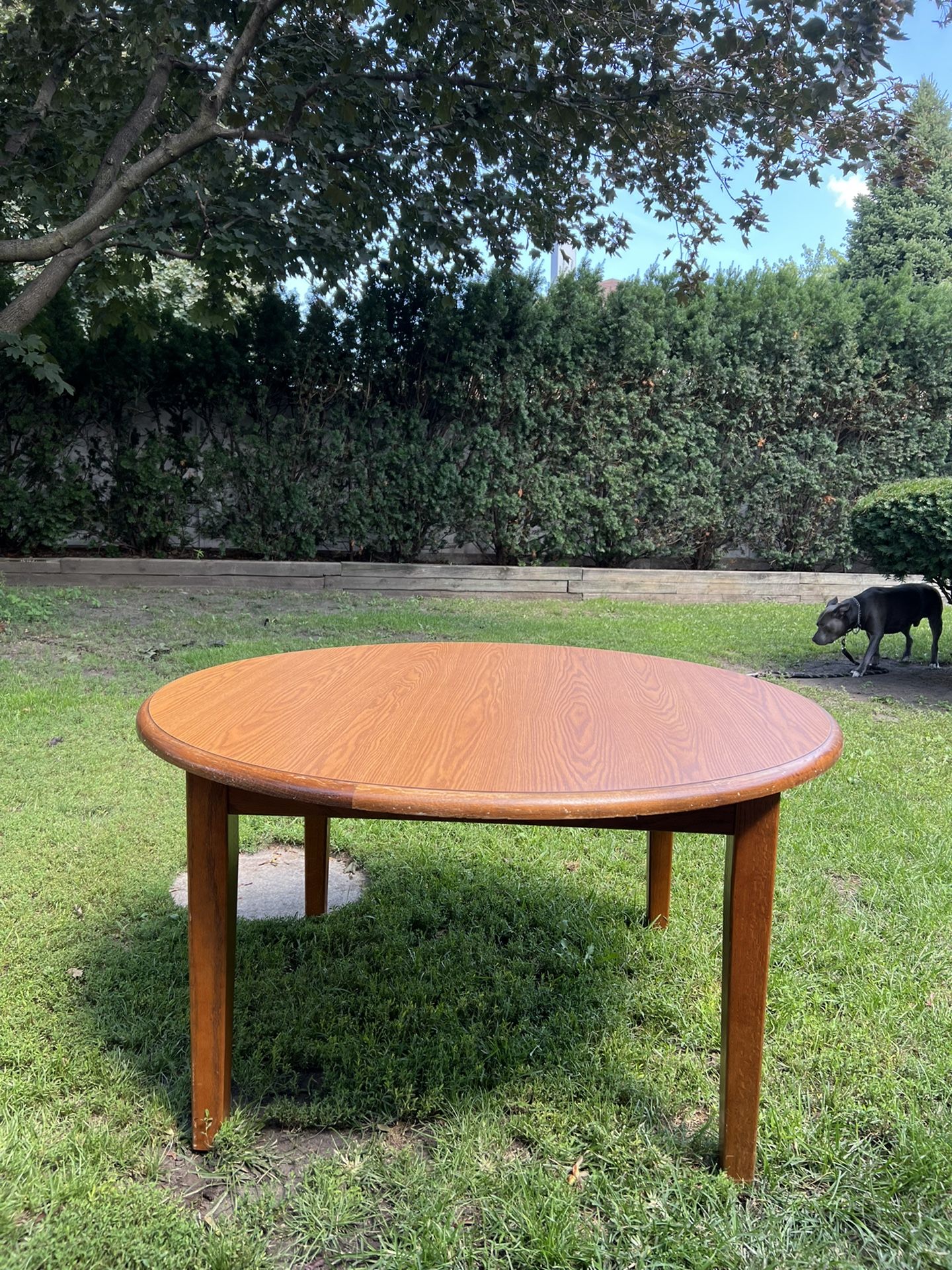 Round Solid Wood Table 