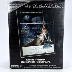 Star Wars: A New Hope - Style A Limited Edition Movie Poster Sculpture  Code 3