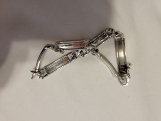 Mens 14ct White Gold Braclet