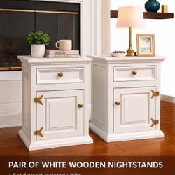 Farmhouse Nightstands / End Tables FREE DELIVERY