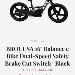 New Electric Kids Bike 